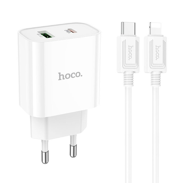 Сетевое зарядное устройство hoco 2008419000008, 20 Вт, USB Type-C, USB ...
