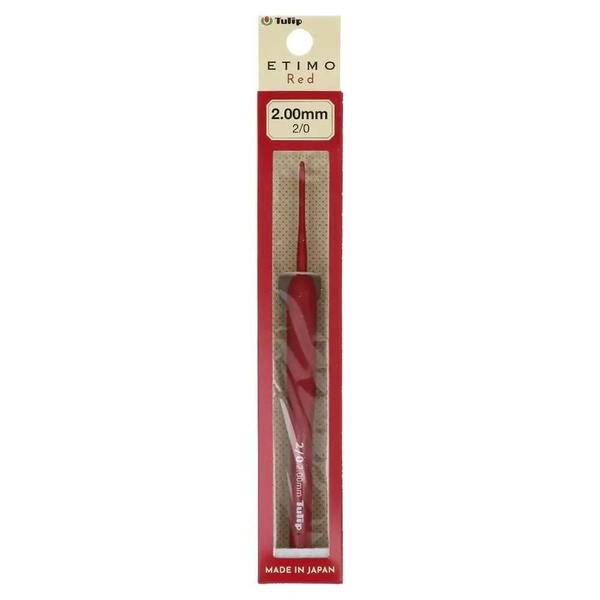 Крючок для вязания с ручкой ETIMO Red 2 мм Tulip TED-020e - купить с ...