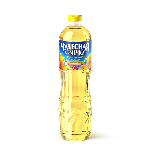 Масло подсолнечное Чудесная семечка, 0,9 л - купить с доставкой по ...