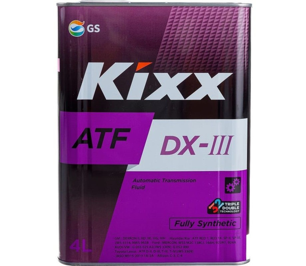 Трансмиссионное масло Kixx ATF DX-III 4л - купить по выгодной цене в ...
