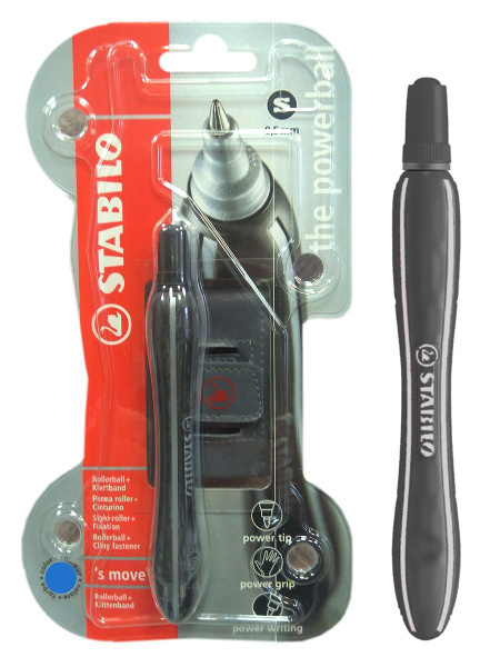 STABILO Ручка Роллер, толщина линии: 0.5 мм, цвет: Синий, 1 шт ...