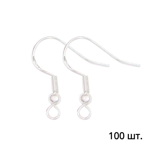 Крючки для сережек 100шт, аксессуар для замка для ювелирных изделий ...