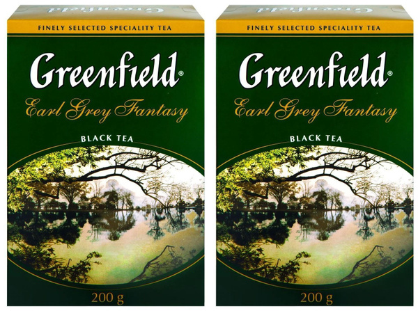 Greenfield Чай черный Earl Grey Fantasy, листовой, 200 г, 2 шт - купить ...