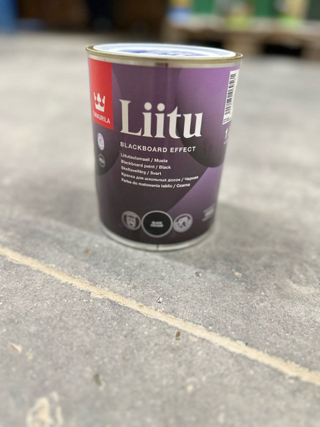 Краска Tikkurila LIITU Структурная, Быстросохнущая, Акрилатная, Матовое ...