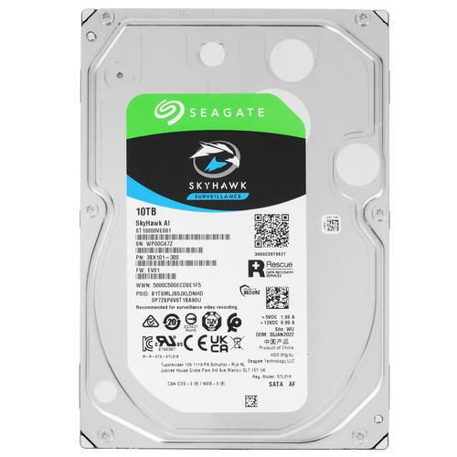 10 ТБ Внутренний жесткий диск Seagate SkyHawk AI (ST10000VE001 ...