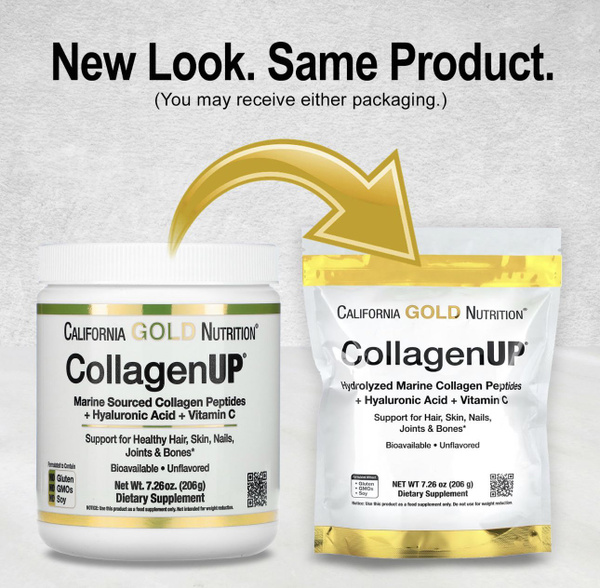 California gold Nutrition collagenUP 206 грамм - купить с доставкой по ...