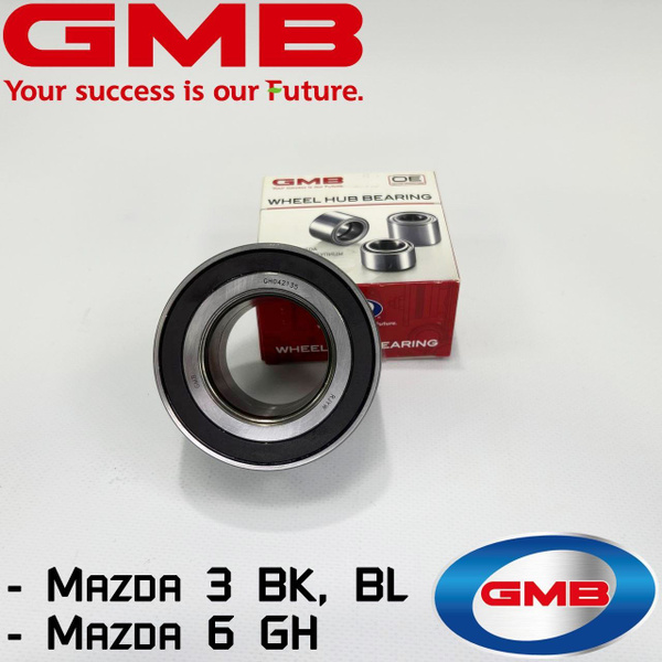 Передний ступичный подшипник GMB для Mazda 3 BK BL, Mazda 6 GH Мазда 3 ...