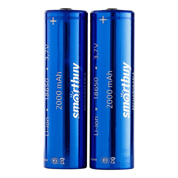 Аккумулятор высокотоковый Li-ion 18650 HP, 3.7V, 2000 mAh (SBBR-18650 ...