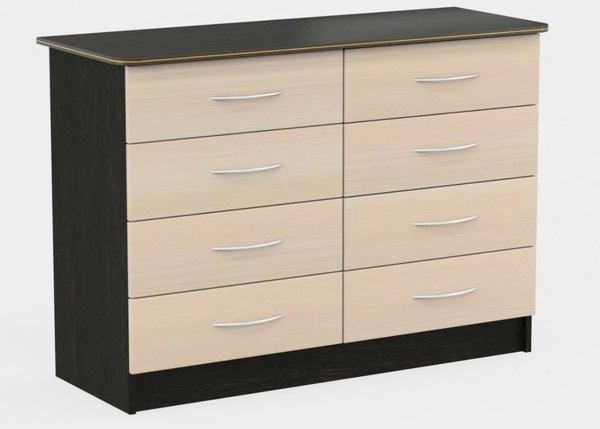 Комод ЭКО мебельная фабрика 1200 (Эко), 120x45x84 см, 8 ящ. - купить по ...