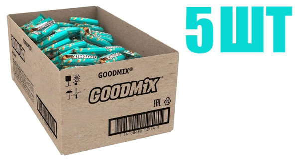 Конфеты, "Goodmix", в молочном шоколаде, с хрустящей вафлей и солёной ...