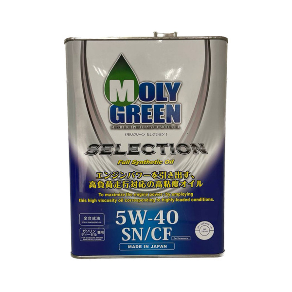 Масло моторное MOLYGREEN 5W-40 Синтетическое - купить в интернет ...