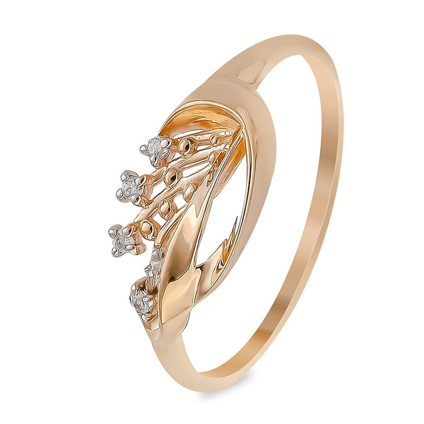 585GOLD Кольцо Золото красное 375 пробы - купить с доставкой по ...