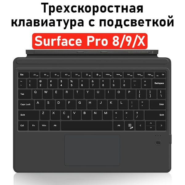 Оптическая, Ножничная клавиатура Uogic Беспроводная Bluetooth ...