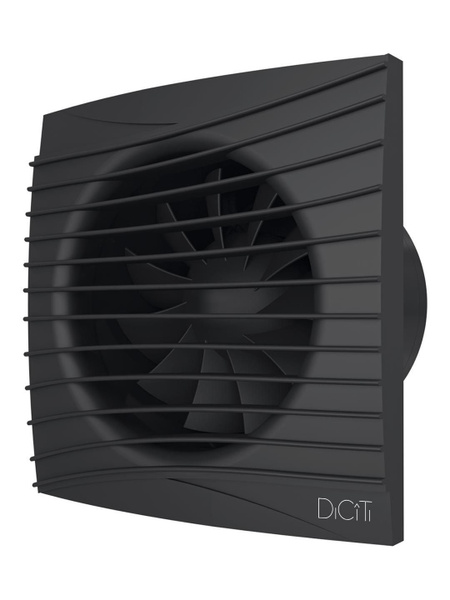 SILENT 4C Matt black вентилятор вытяжной бесшумный, диаметр 100 мм, c ...