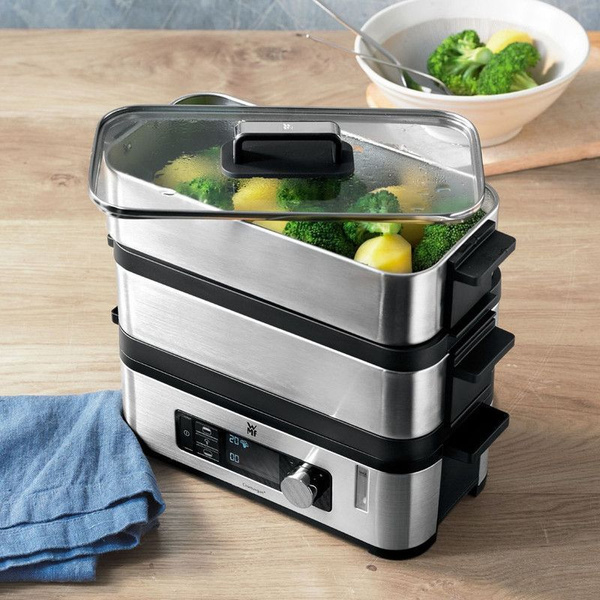 Пароварка электрическая WMF Пароварка KITCHENminis., серебристый ...