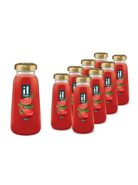 Сок Иль Примо (Il Primo) томатный с солью, стекло, 0,2 л. x 8 шт ...