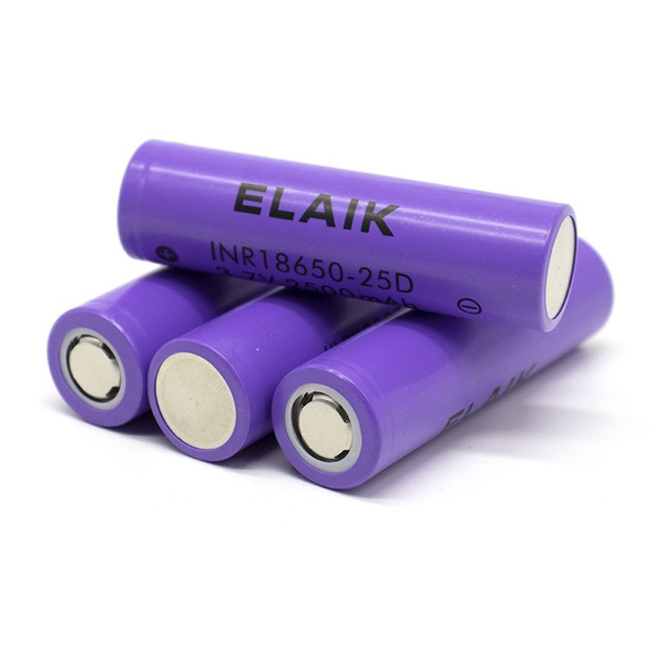Аккумулятор 3.7v литий Li ion INR18650 2500mah - купить с доставкой по ...