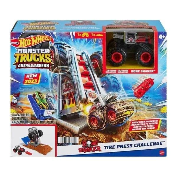 Отзывы о набор игровой Hot Wheels Monster Trucks Гонка сокрушителей арен, HNB89 