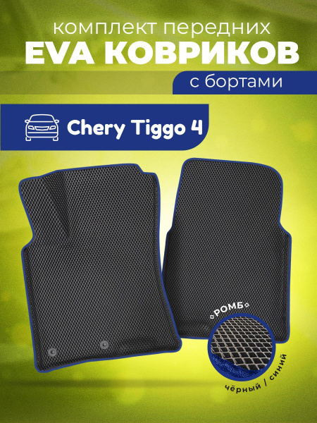 Коврики в салон автомобиля Auto Mats 23дтигго4, цвет черный, синий ...