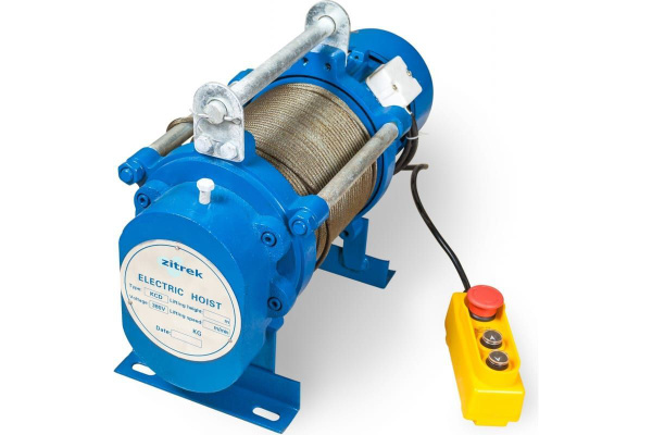 Лебедка электрическая KCD-500/1000/220v канат 60м - купить с доставкой ...