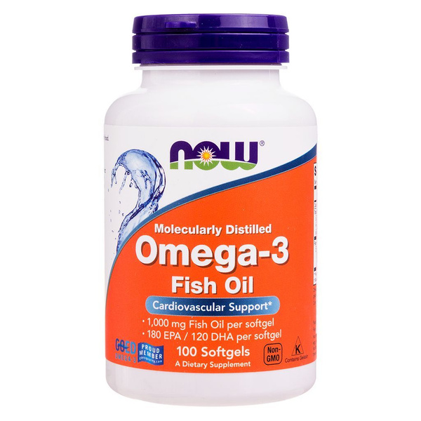 Now Omega-3 Омега-3 1000 мг капсулы массой 1382 мг 100 шт - купить с ...