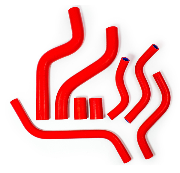 Патрубки ВАЗ 2108-099 (карбюратор) к-т 8 шт. / КРАСНЫЙ СИЛИКОН / 2108 ...