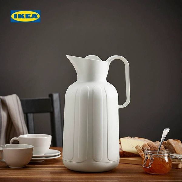 Термос IKEA "ТАГГОГА 1,6L, белый" купить c доставкой на OZON по низкой ...