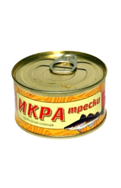 Икра трески 120гр-5 штук - купить с доставкой по выгодным ценам в ...