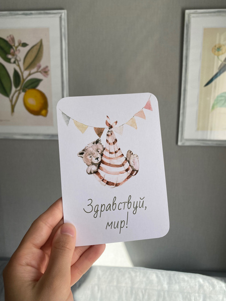 Набор карточек для фотосессии новорожденного купить по выгодной цене в ...