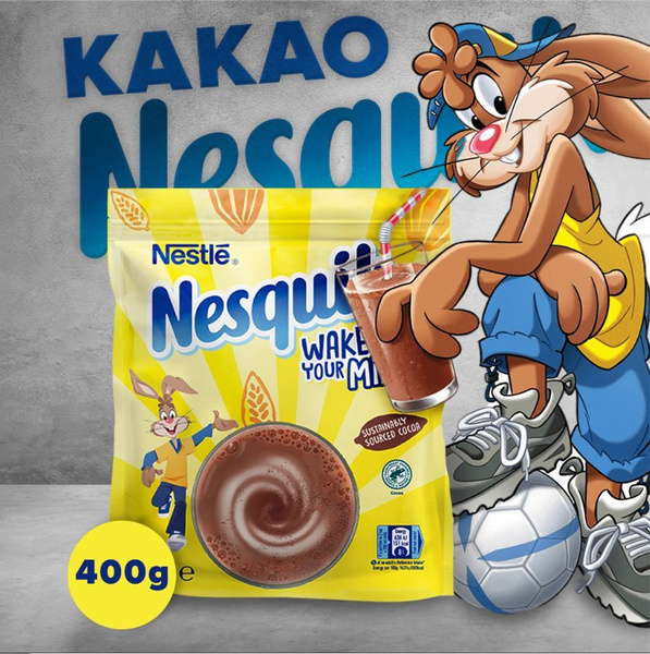 Быстрорастворимый какао напиток для детей Несквик Nestle Nesquik, 400 г ...