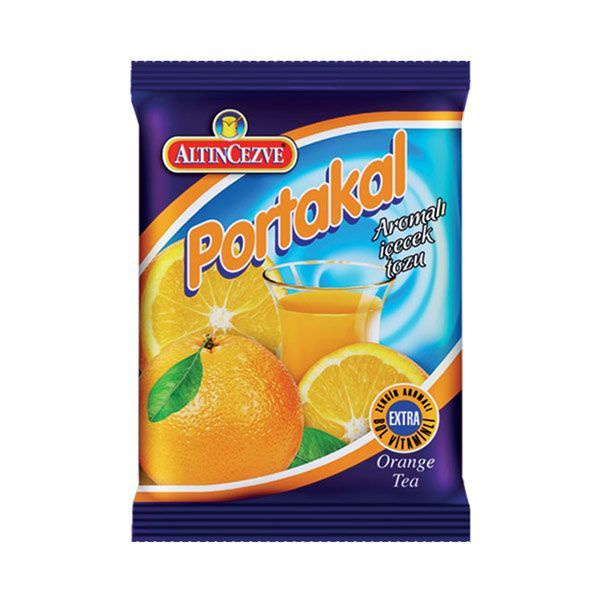 Турецкий растворимый чайный напиток Altincezve со вкусом апельсина ...