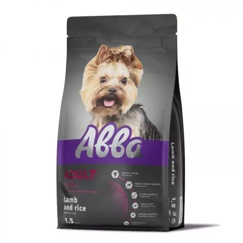 Сухой корм для собак мелких пород Авва Premium Adult Small с ягненком и ...