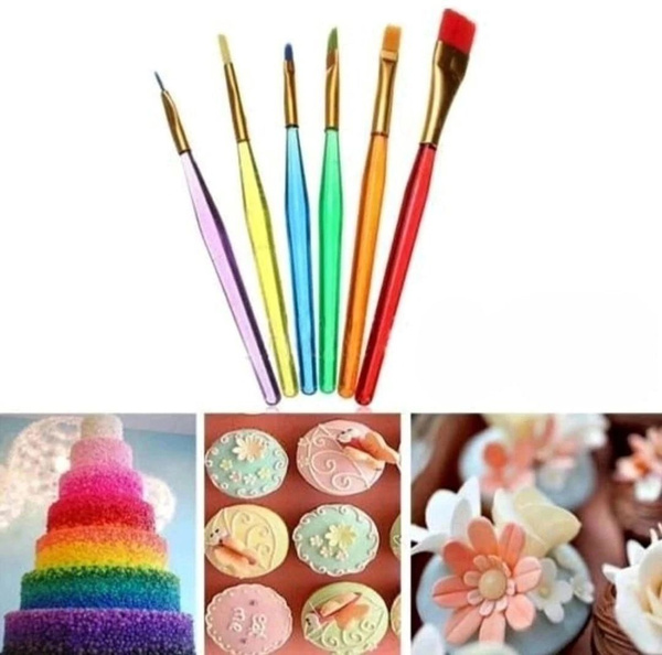 Кисть кулинарная, 21 см х 5 см, 6 предм., Нейлон купить по низкой цене ...