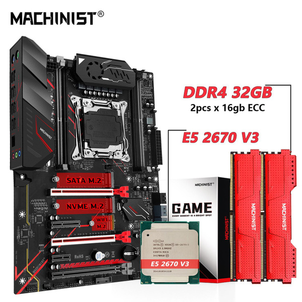 Характеристики MACHINIST Материнская плата X99 Комплект E5 MR9A PRO MAX ...