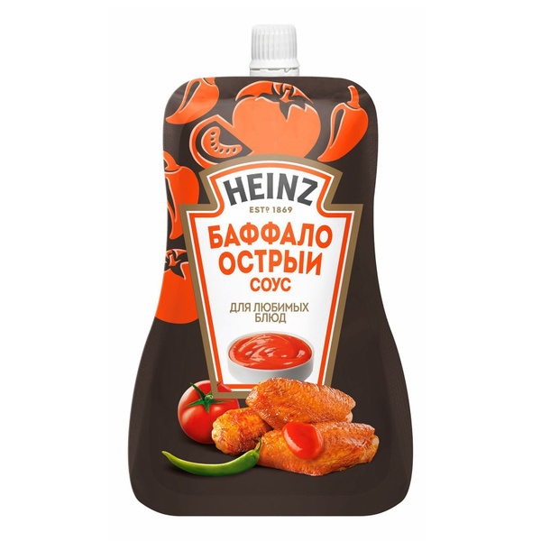 Соус Heinz Баффало 200 г - 3 шт - купить с доставкой по выгодным ценам ...