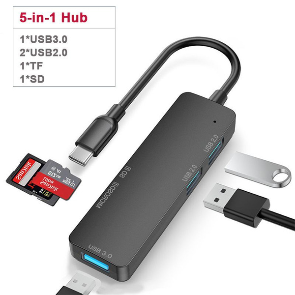 Концентратор USB C VGA с 4K HDMI TF / SD PD 100W AUX Extender Dock для ...