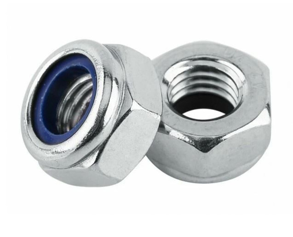 Lestnitsy-Market Гайка Соединительная Стопорная M10, DIN985, 10 шт ...