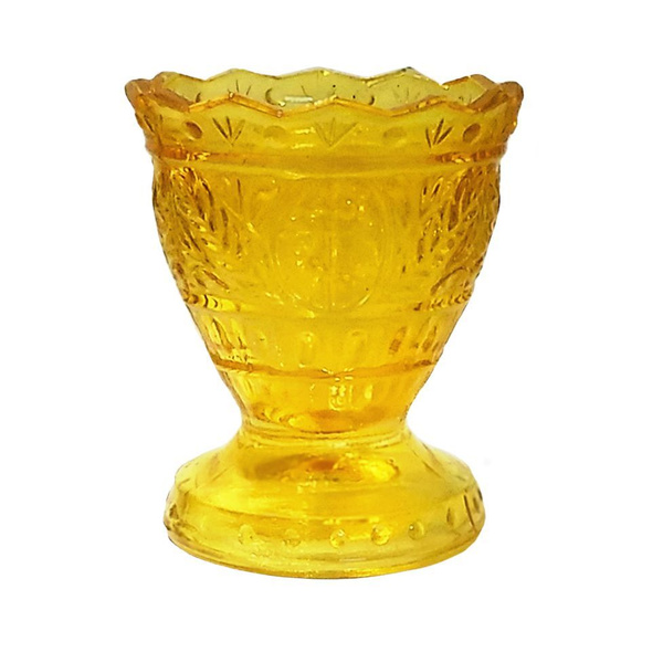 Лампада стеклянная "Лилия" желтая купить по выгодной цене в интернет ...