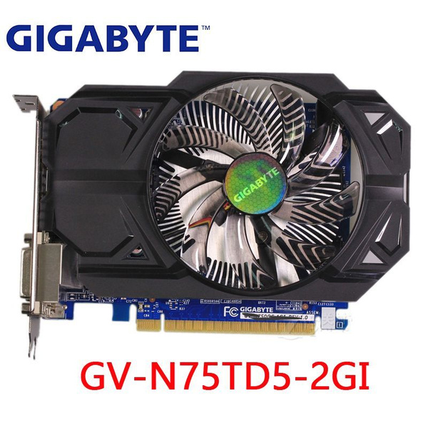 Видеокарта GeForce GTX 750 Ti, 2 ГБ PCI Express 3.0/2.0 x1 DVI, DVI-D ...