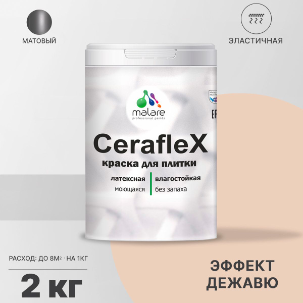 Характеристики  для плитки Malare Ceraflex (серия 