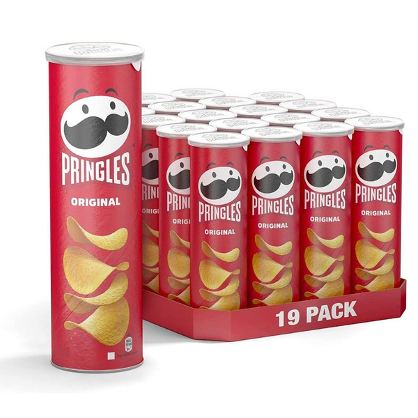 чипсы Принглс Оригинальные PRINGLES Original 165гр., упаковка из 19 ...