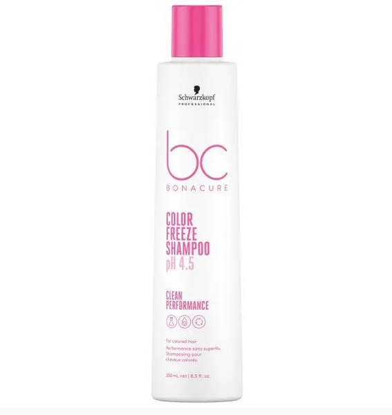 BONACURE COLOR FREEZE SHAMPOO 250ML Шампунь Schwarzkopf Professional BC ...