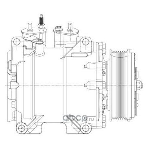 Компрессор кондиционера хонда аккорд 7 2.4. Lcac23bb. Lcac20z6. LCAC 0589.