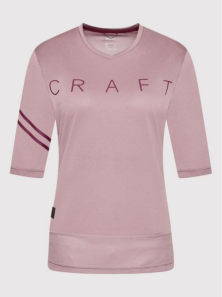 Футболка Craft, размер 40, цвет фиолетовый, 100% переработанный ...