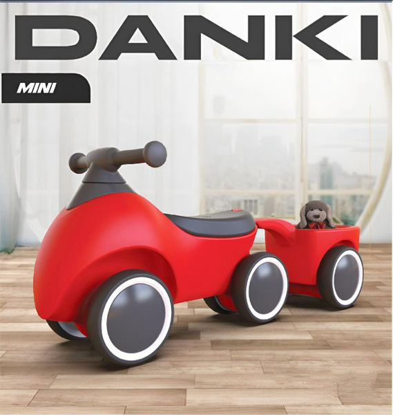 Машинка каталка Danki Minni толокар для детей от 1 до 4 лет, цвет ...