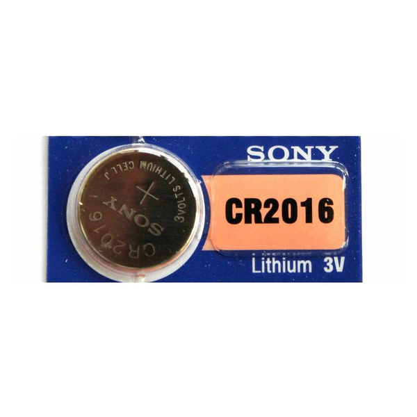 Sony Батарейка CR2016, Li-ion тип, 3 В, 1 шт - купить с доставкой по ...