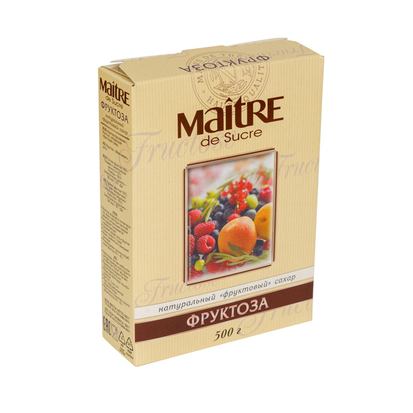 Фруктоза Maitre de sucre фруктовый сахар 500 г Мэтр, заменитель сахара ...