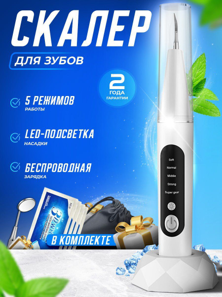 Прибор для чистки зубов BelEco скалер ультразвуковой для зубов - купить ...