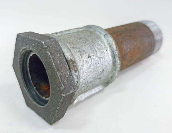 Сгон 3/4" для труб в сборе Ду-20 (сгон стальной; муфта, контргайка ...