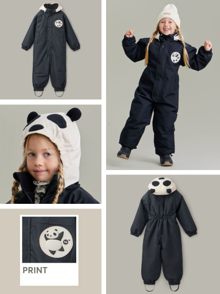 89077, Зимний комбинезон детский Happy Baby для мальчика и для девочки ...